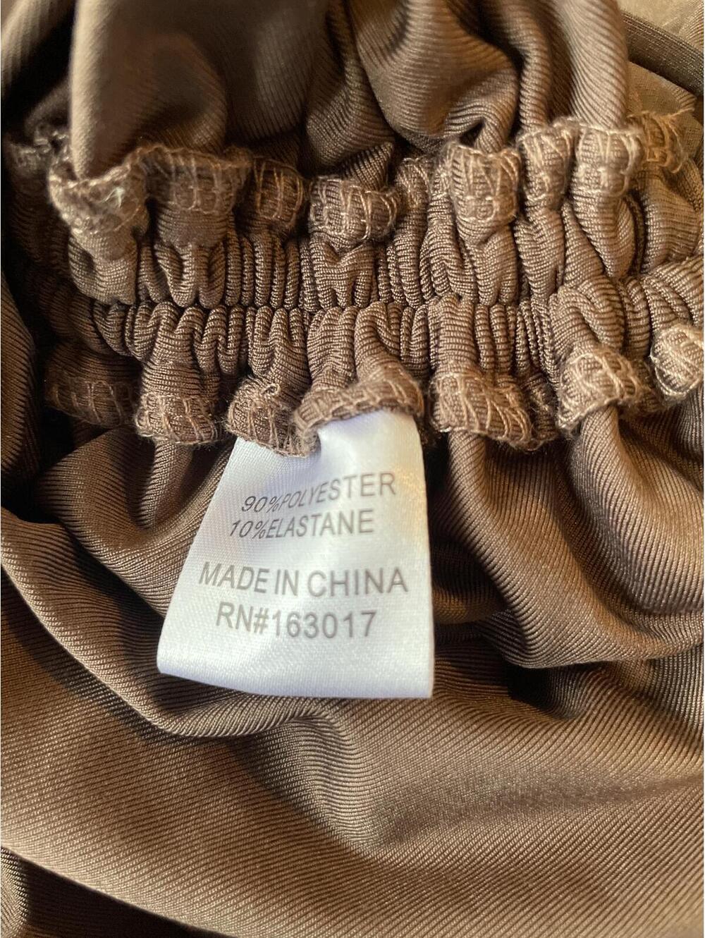 Princess Polly Klara Mini One Shoulder Cut Out Ruched Brown Size 4 - Picture 6 of 6
